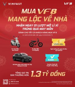 Mua VF 8 – Mang Lộc Về Nhà cùng Vinfast Năng Lượng Xanh Đà Nẵng