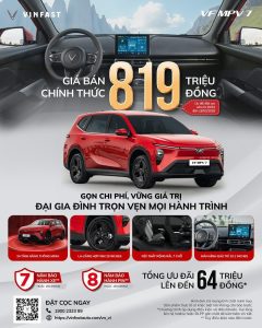 ƯU ĐÃI ĐẶC BIỆT CHỈ CÓ TẠI VF MPV 7