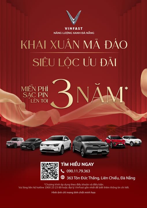 VINFAST LÌ XÌ TẾT “SIÊU KHỦNG” – MIỄN PHÍ SẠC XE ĐẾN 3 NĂM