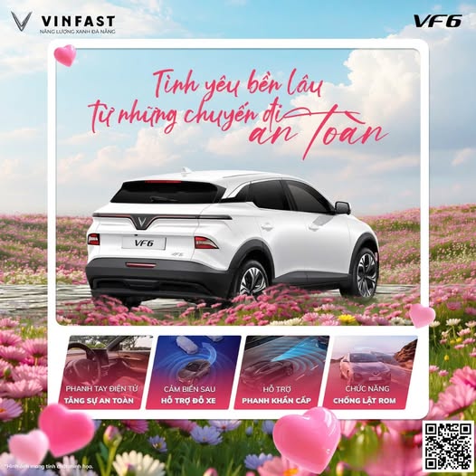 YÊU BỀN LÂU – ĐỒNG HÀNH AN TOÀN CÙNG VF 6