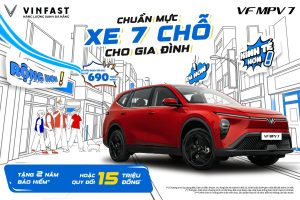 VINFAST VF MPV 7 KHÔNG GIAN RỘNG -TRẢI NGHIỆM ÊM – TRỌN VẸN CHO CẢ GIA ĐÌN